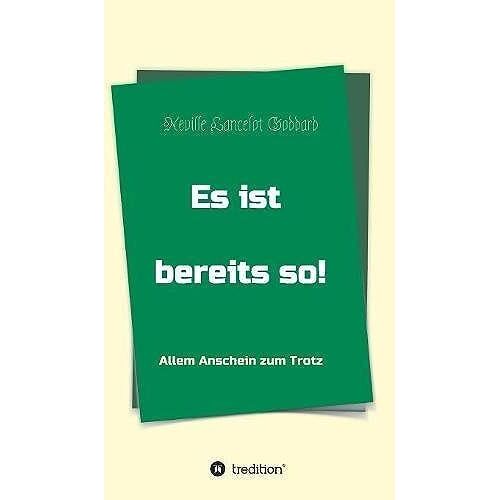 Es Ist Bereits So!
