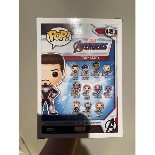 Funko Pop Tony Stark Iron Man Avengers Marvel 449