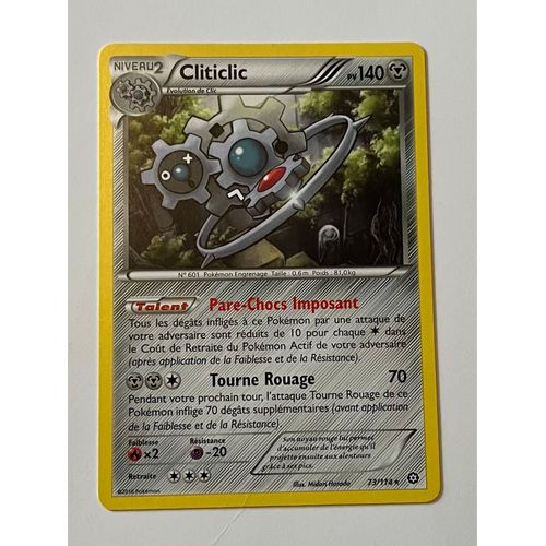 Carte Pokémon Cliticlic 73/114
