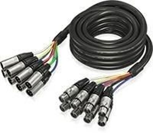 Behringer GMX-500 Eurolink Gold Performance câble multipaires XLR, 8 paires 5 m