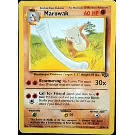 Carte Pokemon Marowak 39/64 Jungle Regular England - 60hp