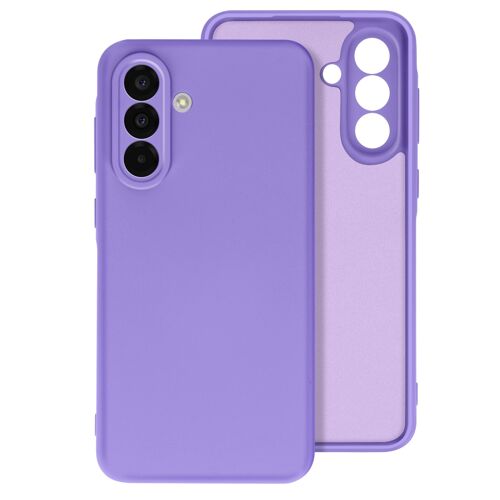 Coque pour Samsung Galaxy A36 Semi-rigide Soft-touch Anti-traces Violet