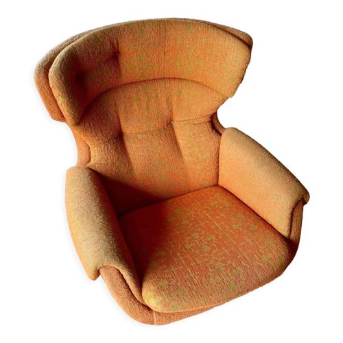 Fauteuil Pivotant Et Basculant Circa 70 Orange