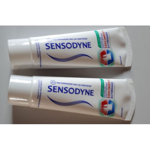 Lot De 2 Tubes De Dentifrice Sensodyne Sensibilité & Gencives - 75ml Chaque 