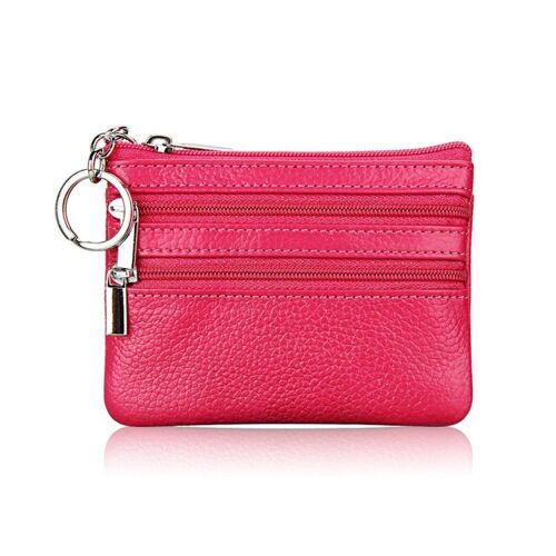 Joli portefeuille en cuir lisse et doux ?Petit portefeuille femme