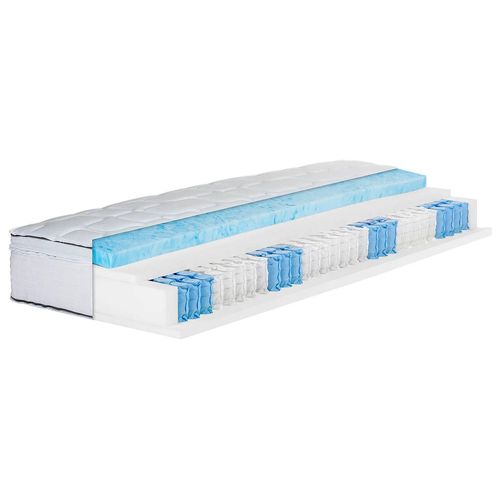 BeCo Matelas boxspring à ressorts ensachés Flex GS, 7 zones, avec surmatelas amovible (H2, 100 X 200 CM)