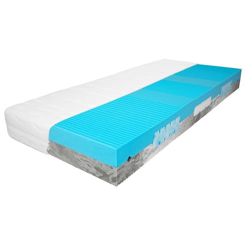 BeCo Matelas réversible en mousse confort 2 Dreams, 7 zones, H2/H3 (H3-H4, 100 X 200 CM)
