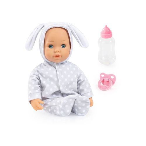 Bayer Design Poupée pour bébé « Anna First Words » (gris)