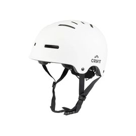 Crivit Casque Roller Enfant (Blanc, S/M)