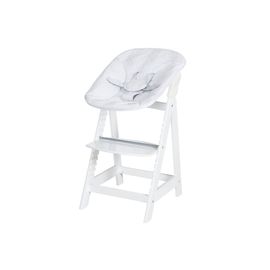 Roba Chaise Haute Évolutive Born Up Zick Zack 2 En 1 (Blanc)