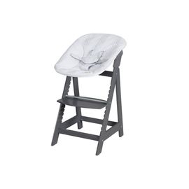 Roba Chaise Haute Évolutive Born Up Zick Zack 2 En 1 (Anthracite)