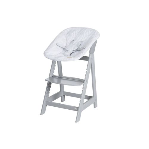 Roba Chaise Haute Évolutive Born Up Zick Zack 2 En 1 (Taupe)