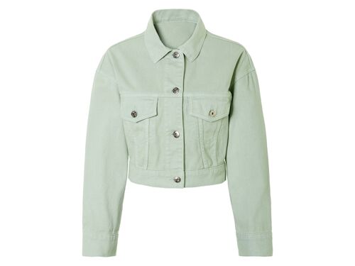 Esmara® Veste En Jean Courte Femme (Vert Clair)