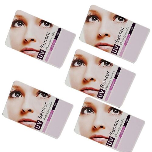 10 cartes de test UV / UVB Testeur multifonction léger pour nettoyeur de téléphone UVB
