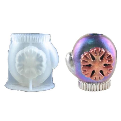 3d Hydroponic Flowerpot Dripping Mold Gypse Ciment Flowerpot Ornements Moule