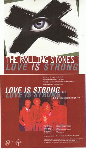 The Rolling Stones / Love Is Strong / Cd 2 Titres Import