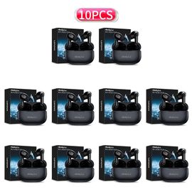 Écouteurs Bluetooth étanches avec microphone, écouteurs intra-auriculaires sans fil, casque de sport, contrôle tactile, téléphone de sauna-10pcs