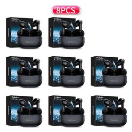 Écouteurs Bluetooth étanches avec microphone, écouteurs intra-auriculaires sans fil, casque de sport, contrôle tactile, téléphone de sauna-8pcs