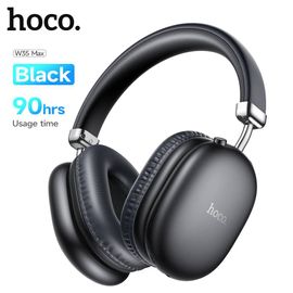 Écouteurs de sport sans fil Bluetooth 5.3, CO W35 Max, musique HiFi, haut-parleur à bobine 42mm, écouteurs de sport, prise en charge du mode carte AUX/TF-Black