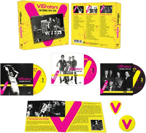The Vibrators - Demos 1976-1978 [Compact Discs] With Booklet, Boxed Set, Clamshell Packaging