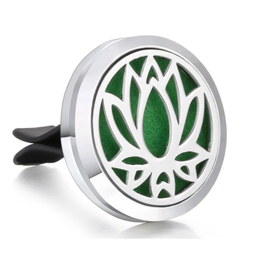Désodorisant Pour Auto Aromathérapie - Zen Arôme Diffuseur Parfum Huile Essentielle Voiture Clip Arôme Fixation Sur Grille De Ventilation Fleur De Lotus