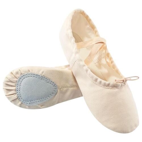 Chaussures De Ballet En Toile, Chaussure De Yoga Classique À Semelle Fendue Pour Bébé
