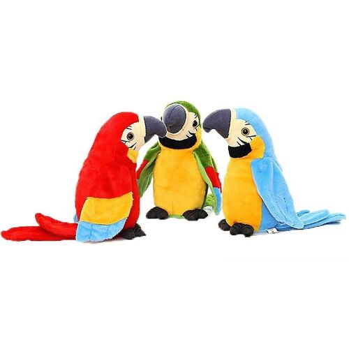 Enfants Électrique Peluche Peut Apprendre À Parler Parrot Fan Wings Jouet