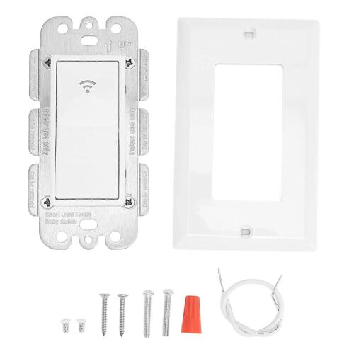 Dans le mur Smart Switch WiFi 2.4GHz Téléphone Commande Vocale Interrupteur D¿éclairage pour Google Home AC 100 ?240V