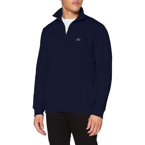 Lacoste Pull Zipper Foncé Bleu Bleu Foncé Taille Xl