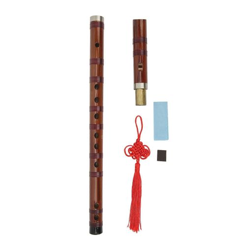 Flûte À Bec Flûte Verticale Bambou Style Chinois Set Kit Pour Jouer Performance D Key