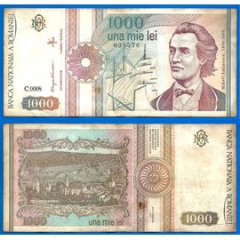Roumanie 1000 Lei 1991 Serie A 17 Billet Europe Centrale