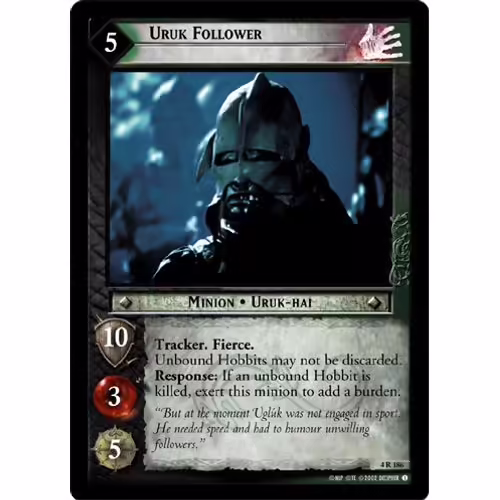 Lotr Tcg - Uruk Follower - 4r186