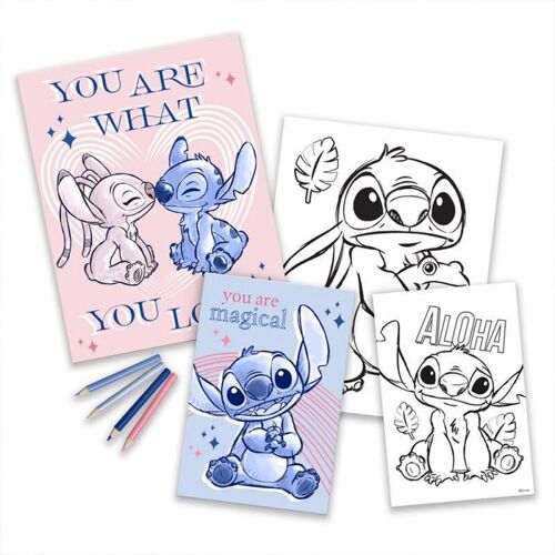 Set De Coloriage Stitch Disney