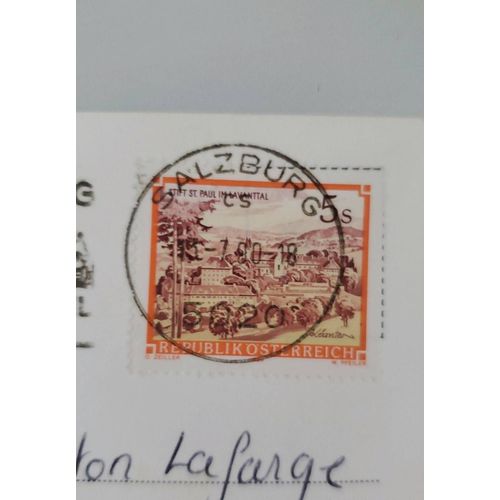 Timbre Autriche Abbaye Bénédictine