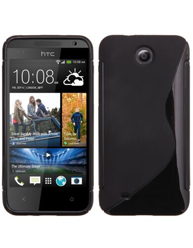 Coque S-Line noire pour HTC Desire 300