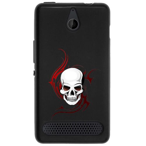 Coque Souple Pour Microsoft Lumia 550 Avec Impression Motifs Tête De Mort Sur F