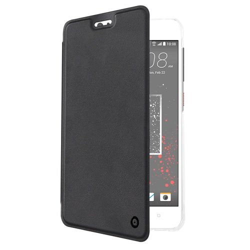 Etui Muvit Noir Rabat Latéral Htc Desire 10 Lifestyle - Desire 825