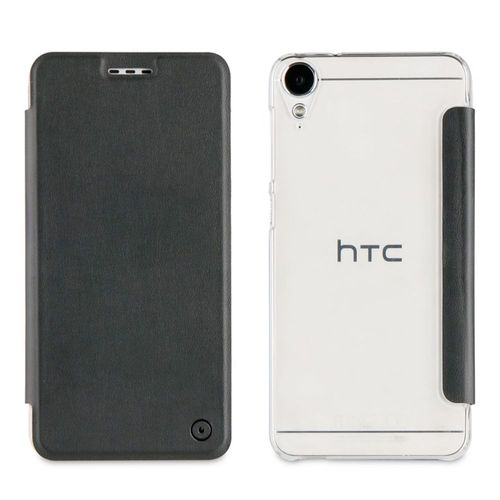 Etui Muvit Folio Noir Rabat Latéral Pour Htc Desire 10 Lifestyle