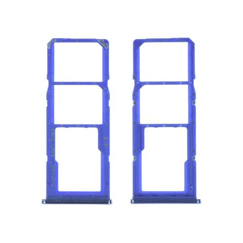 Tiroir Sim + Micro-Sd Pour Galaxy A70 Bleu