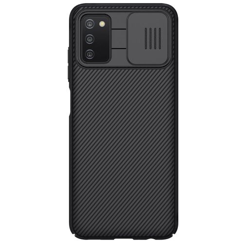 Coque Galaxy-A03s noire CamShield de Nillkin protection caméra