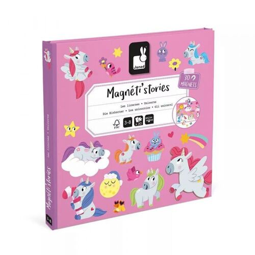 Jeu d'éveil magnétique magnéti'stories les licornes