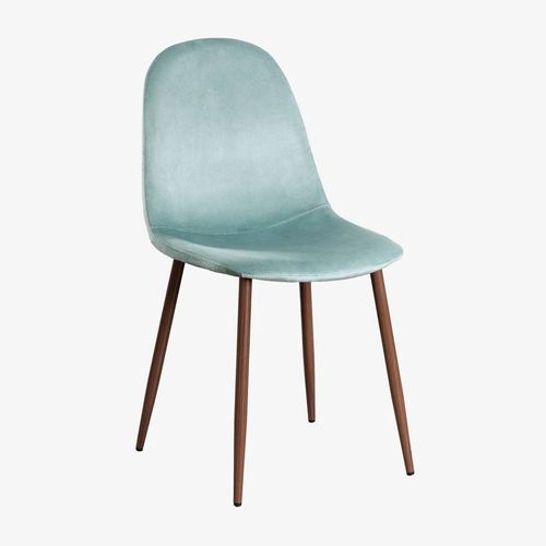 Pack de 4 chaises de salle à manger Glamm Bois foncé