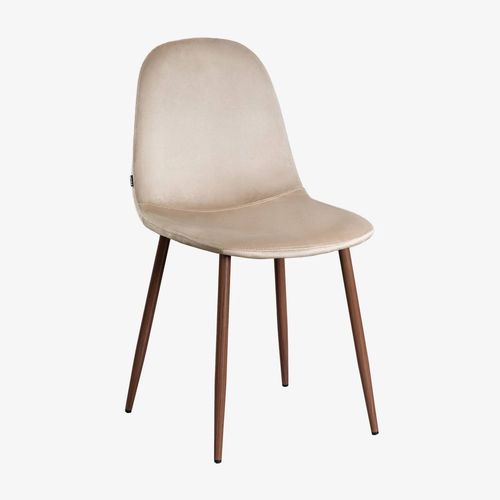 Pack de 2 chaises de salle à manger Glamm Bois foncé