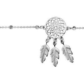 Chaîne Cheville Argent Rhodié Attrape Reve 23+3cm