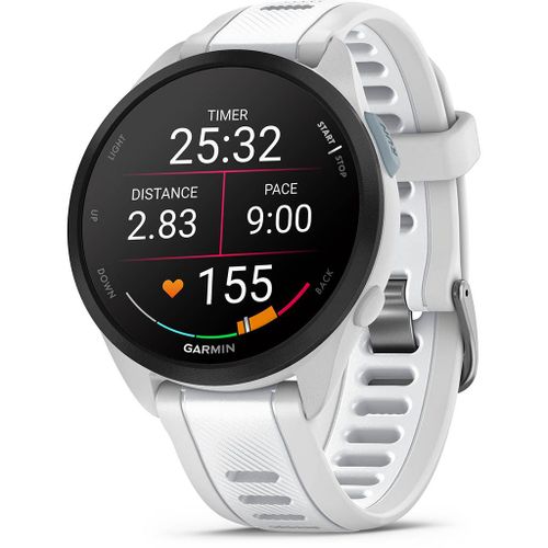 Garmin Forerunner 165 MUSIC - Montre connectée - Blanc/Gris clair