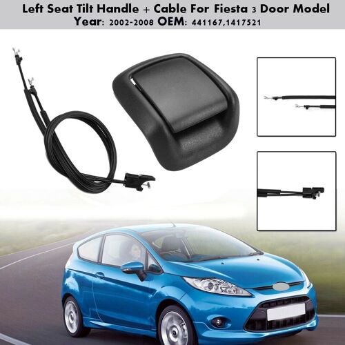 Poignée D'inclinaison Du Siège Avant Gauche + Câble, Pour Ford Fiesta Mk6 3 Portes 1441167 1417521