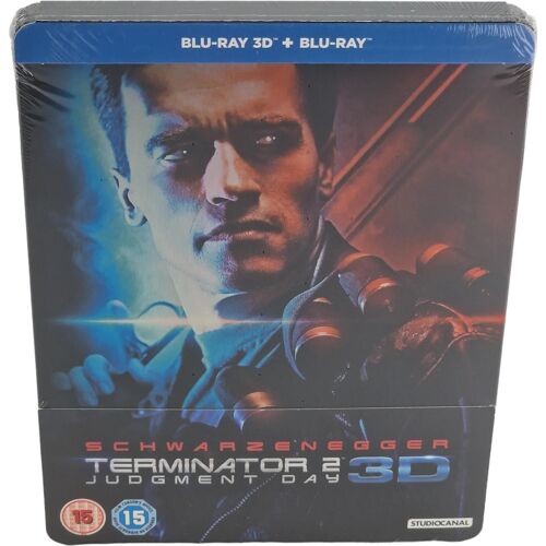 Terminator 2 Judgment Day Blu-Ray 3d + Blu-Ray Steelbook Zavvi 2000 Ex Zone B