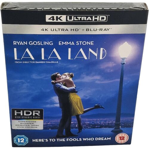 La La Land 4k Ultra Hd+Blu-Ray+Cartes Artistiques Ryan Gosling,Emma Stone Zone B