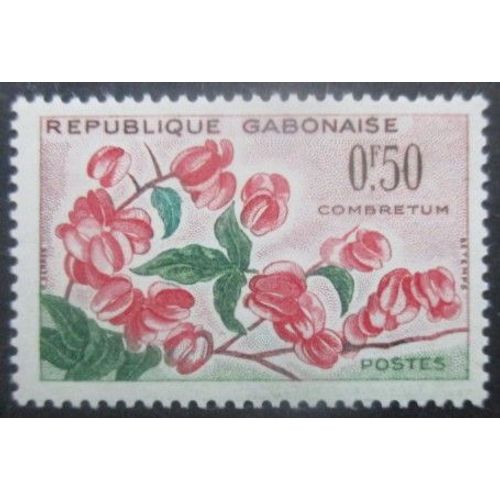 Gabon N°153 Fleurs Neuf **
