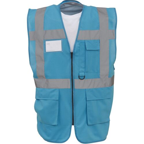 Gilet multifonction haute visibilité Yoko Bleu Saphir XL